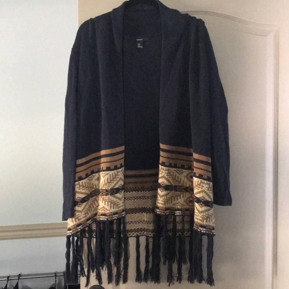 Forever 21 Cardigan with Tassels